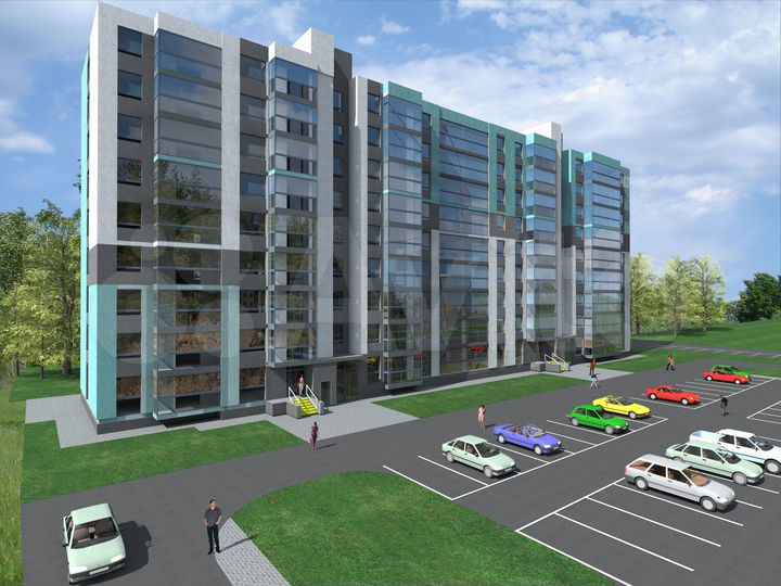 1-к. квартира, 43,3 м², 2/9 эт.