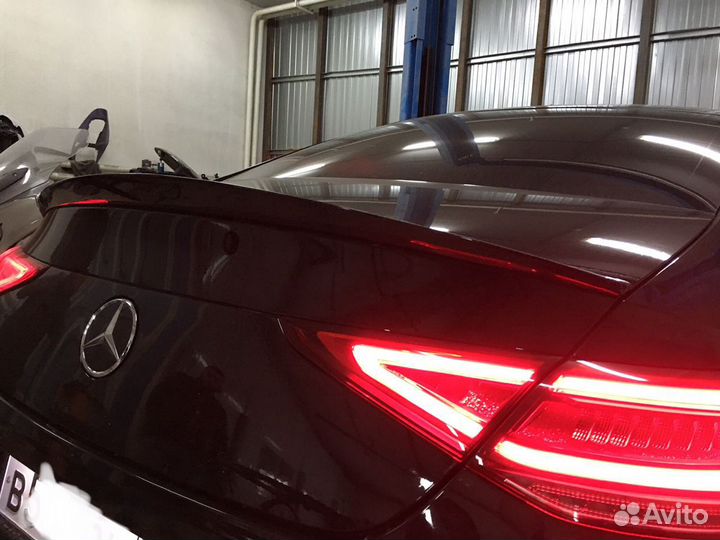 Спойлер мерседес cls карбон