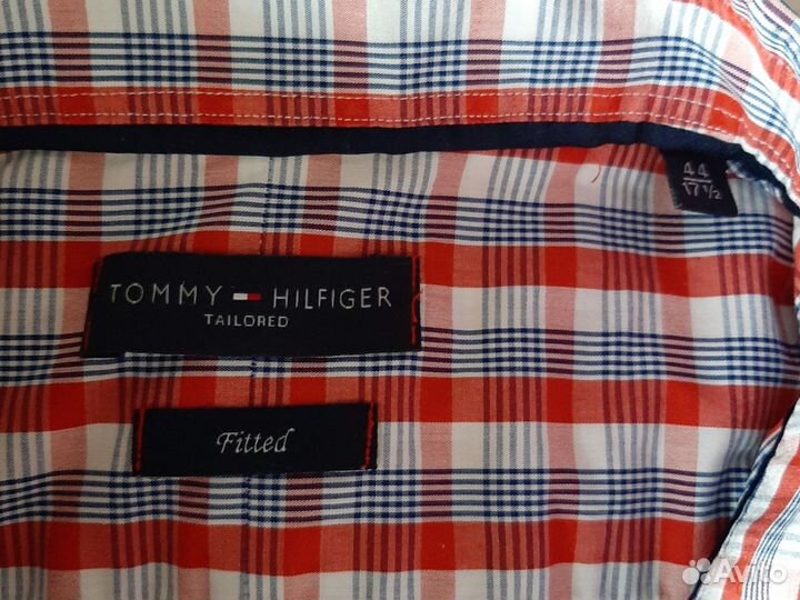 Рубашка мужская Tommy hilfiger 44, 17 1/2 воротник