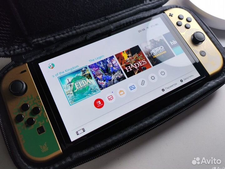 Nintendo switch oled прошитая Zelda edition