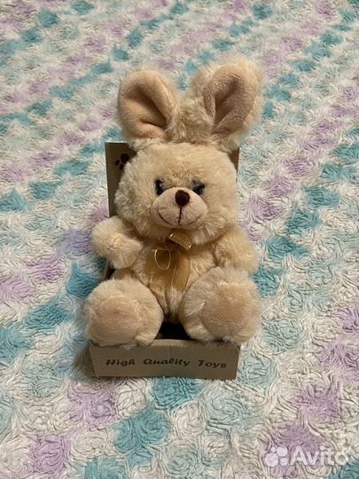 Игрушки мягкие заяц и мишка кока кола