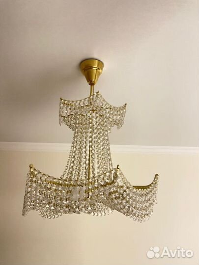 Люстра хрустальная чехия