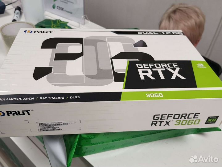 RTX 3060 Dual 12Gb новая видеокарта Palit