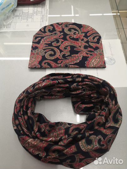 Снуд шарф женский