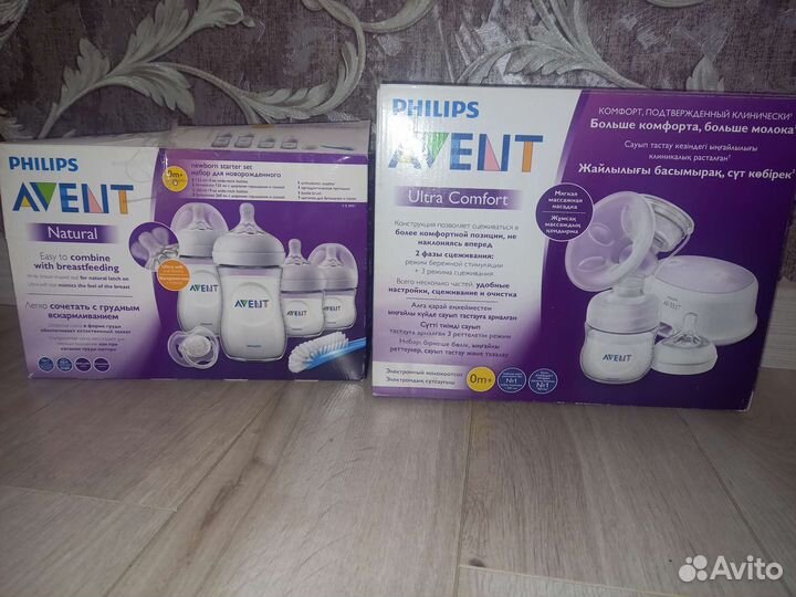 Молокоотсос avent электрический