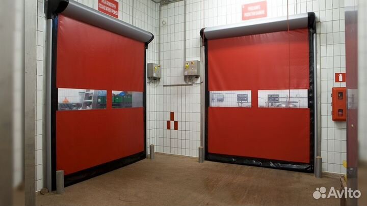 Шторные ворота / Установка Под Ключ