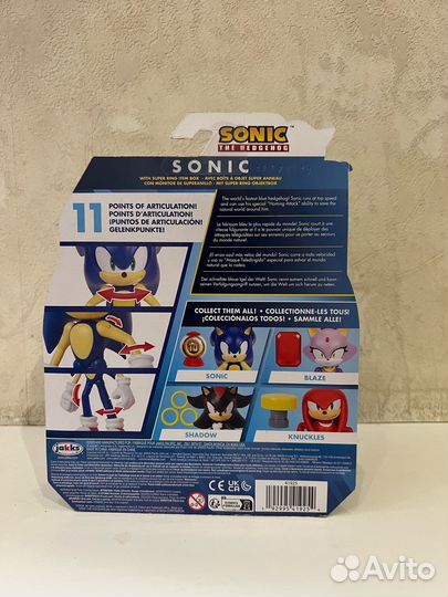 Jakks pacific sonic фигурка Соник Ёжик