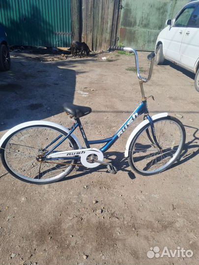 Велосипед взрослый Rush city 320 почти новый