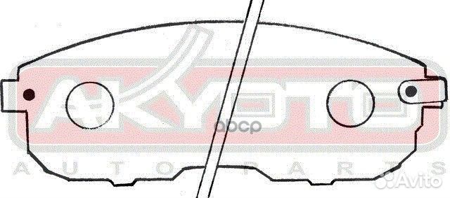 Колодки тормозные дисковые передние AKD-EM10A A