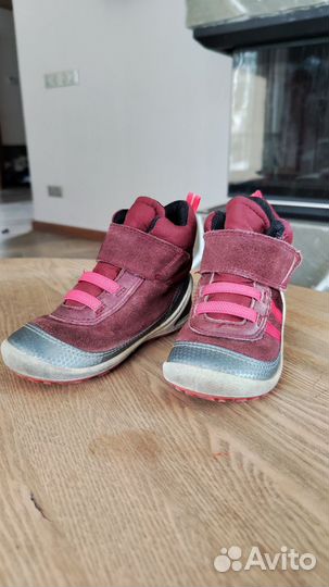 Осенние ботинки ecco на девочку 24 размер