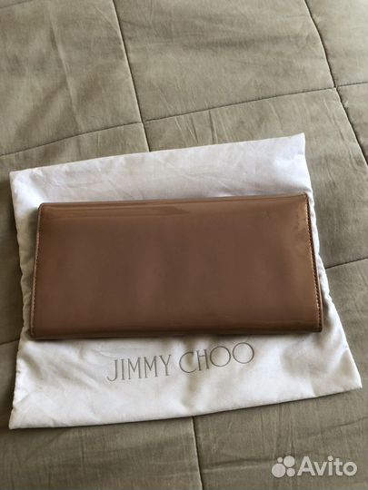 Женский клатч Jimmy Choo лакированная кожа