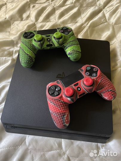 Sony playstation 4 slim 1tb с играми