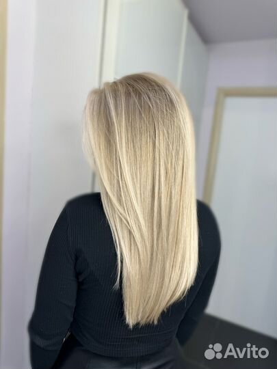 Окрашивание волос блонд
