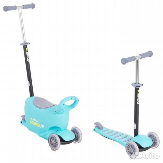 Самокат беговел чемодан Nergo новый