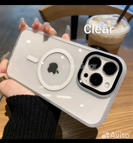 Чехол на iPhone 14 с магнитом для Macsafe новый