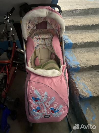 Коляска санки