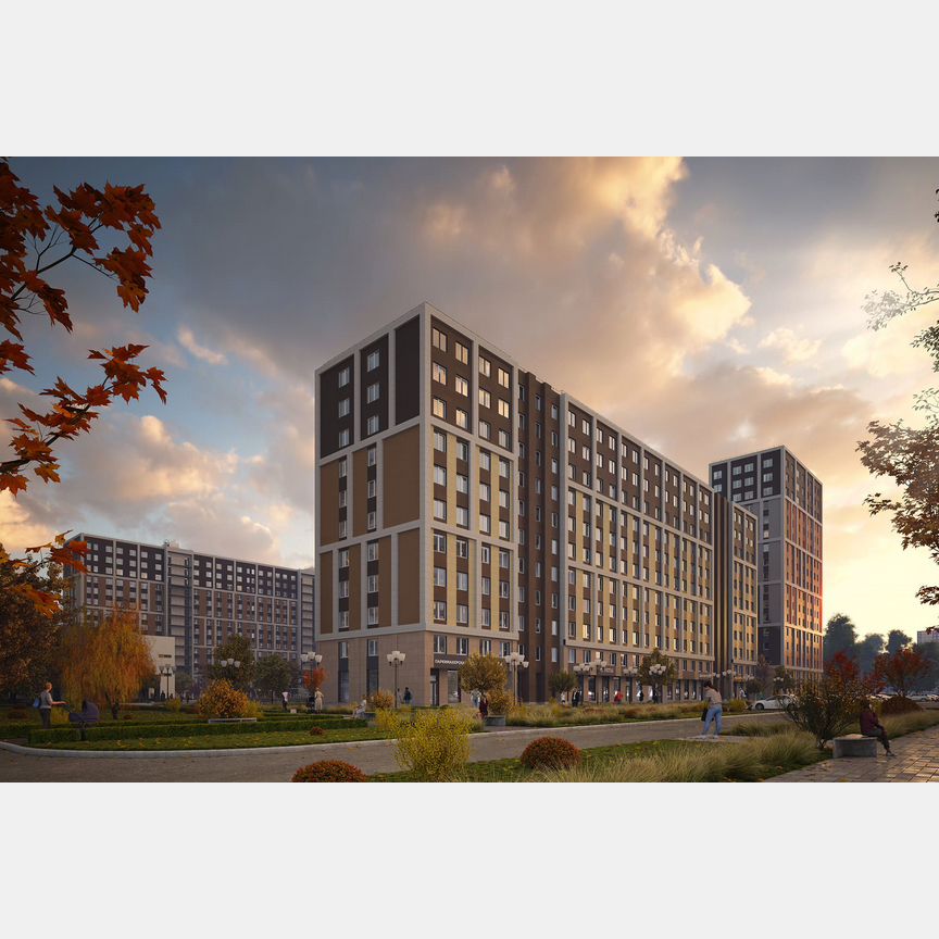 1-к. апартаменты, 40,5 м², 9/17 эт.