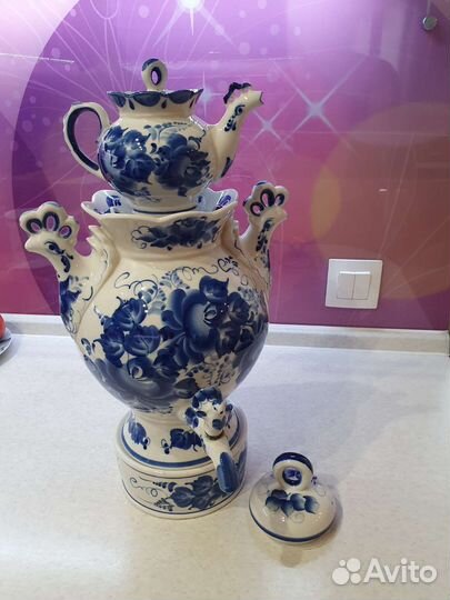 Самовар электрический Гжель