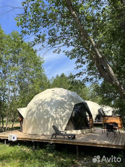 Тент шатер купольный для глэмпинга