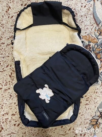 Конверт в коляску из овчины