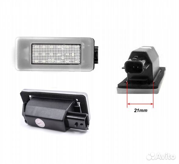 Подсветка номера на Renault Duster Nissan Qashqai