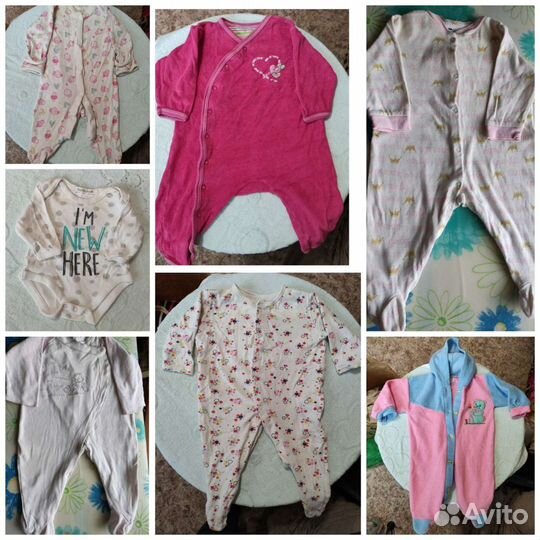 Пакет одежды для девочки 0-6 мес