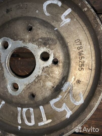 Шкив гур a6 c5 audi 2.5 tdi 078145255h