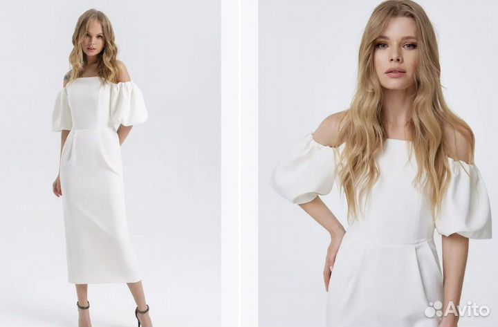 Платье белое женское нарядное