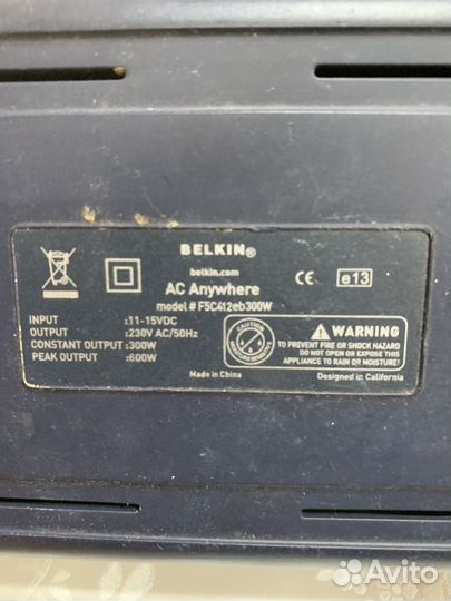 Автомобильный инвертор Belkin
