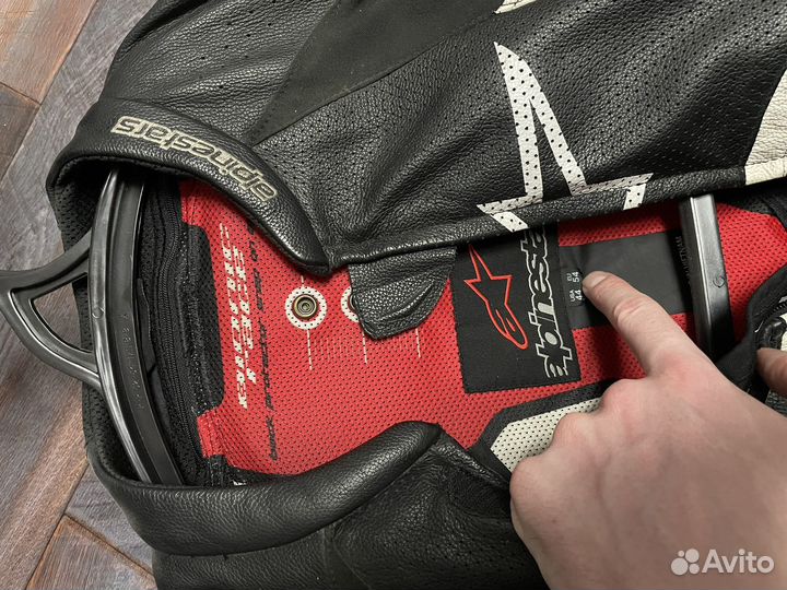 Мото комбинезон раздельный alpinestars