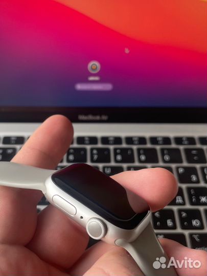 Часы apple watch 8 41 mm starlight