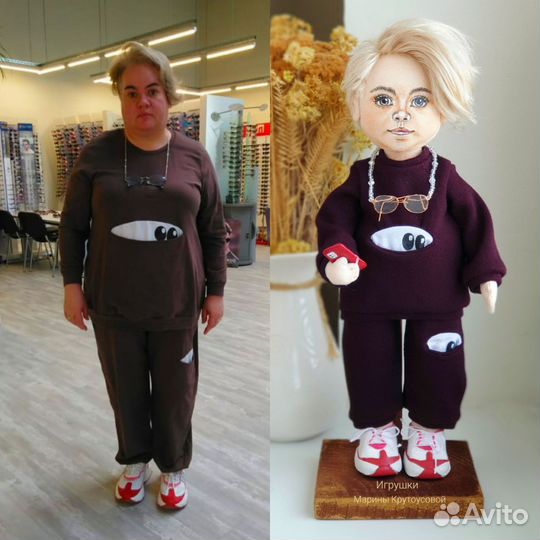 Пошив игрушек. Кукла по фото. Игрушки на заказ