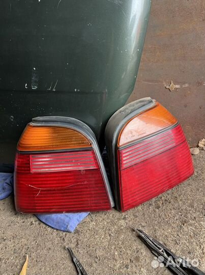 Задние фонари volkswagen golf 3, машина в разборе
