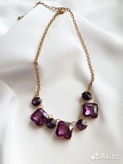 Колье чокер ожерелье серьги браслет