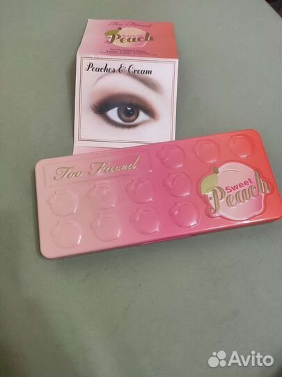 Тени палетка ту фейст (персик)