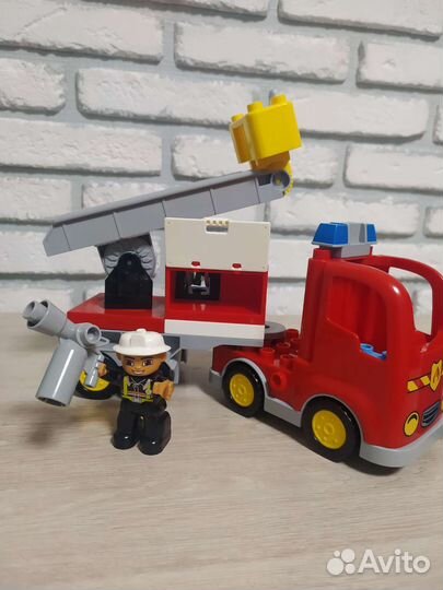 Lego duplo аналог Пожарный грузовик