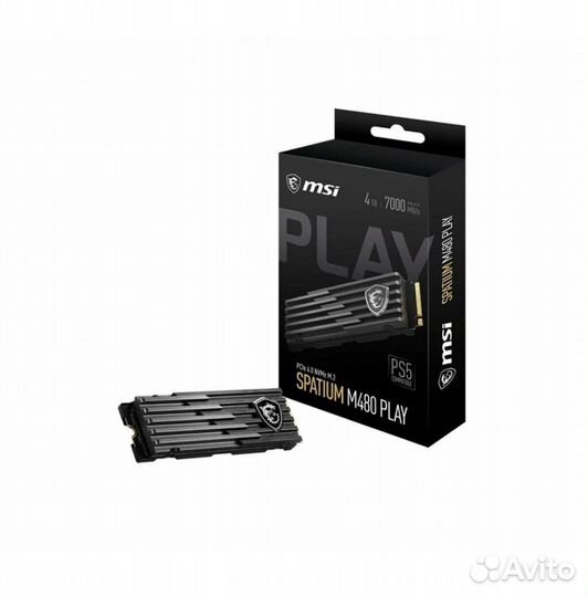 1000 гб SSD M.2 накопитель MSI spatium M480