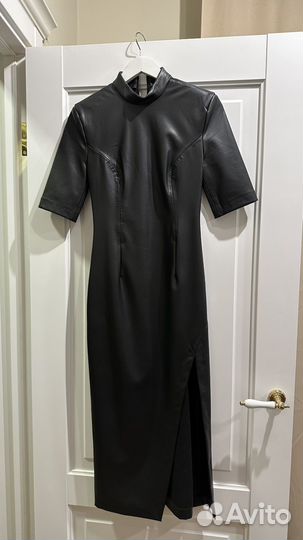 Кожаное платье love republic