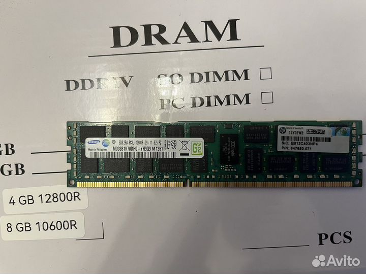 Оперативная память ddr3 reg ecc