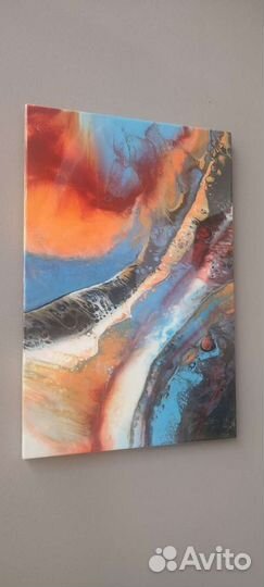 Картина в технике Resin Art