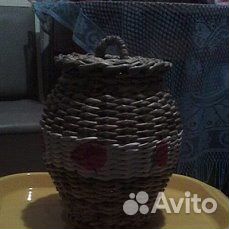 Бочонок плетённый