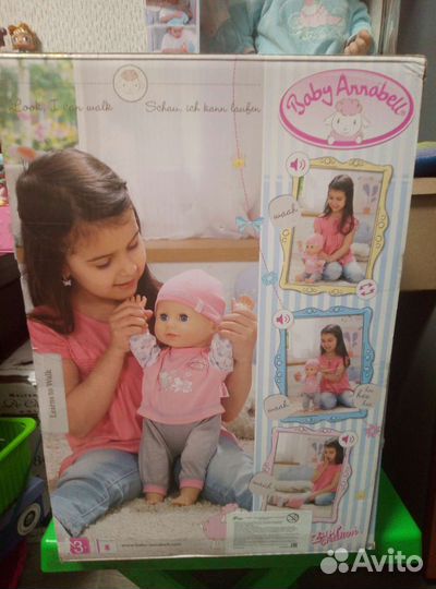Кукла Baby Annabell Учимся ходить звук и движение