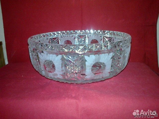 Салатник хрустальный