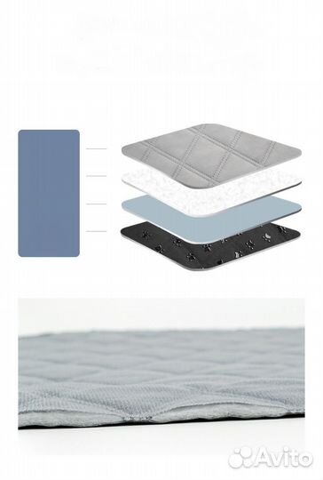 Многоразовые пеленки 60х45 см коричневые