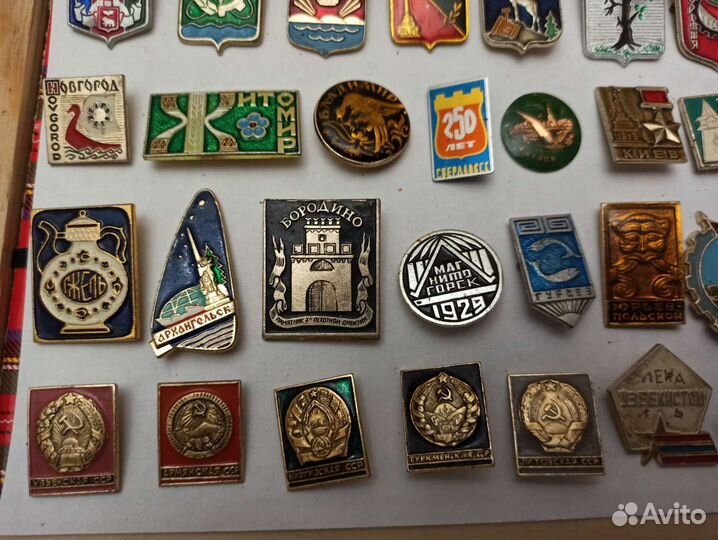 Значки города ссср/гербы городов
