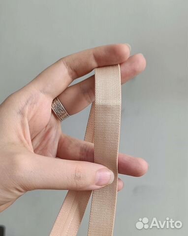 Бретельная резинка 1,7 см с силиконовой лентой