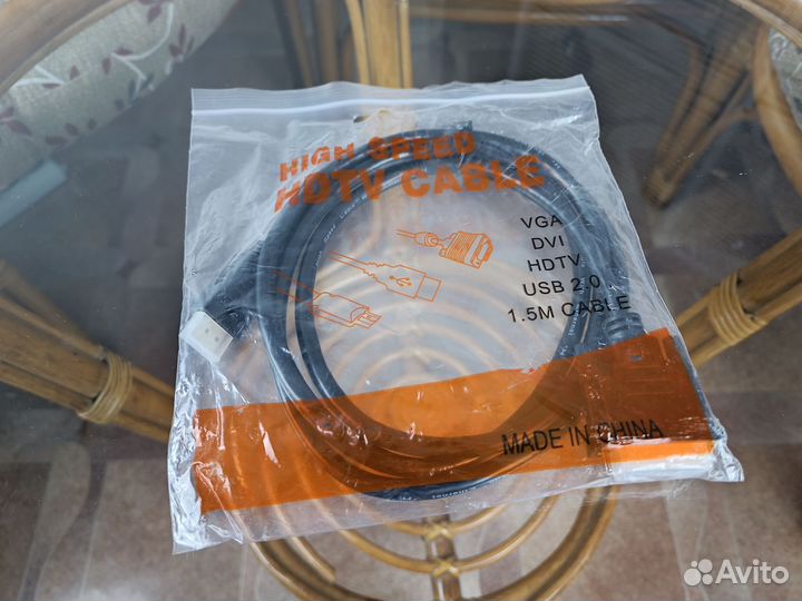 Кабель переходной DVI-D на hdmi 1,5 м