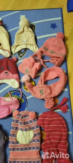 Шапки, шарфы, шлемы 0-2 года