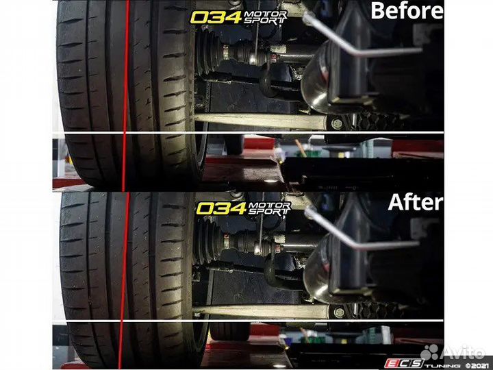 Шаровые опоры MQB 034Motorsport +1,2 camber