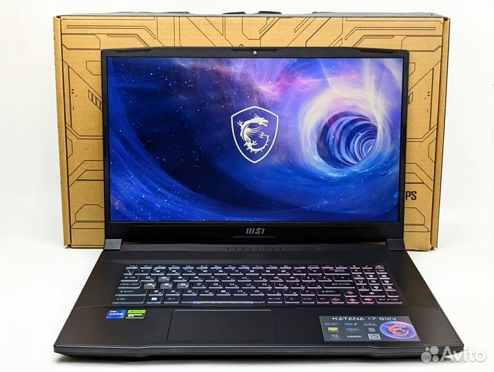 17.3 Игровой MSI Katana RTX4070/I7-12650H/32Gb/512